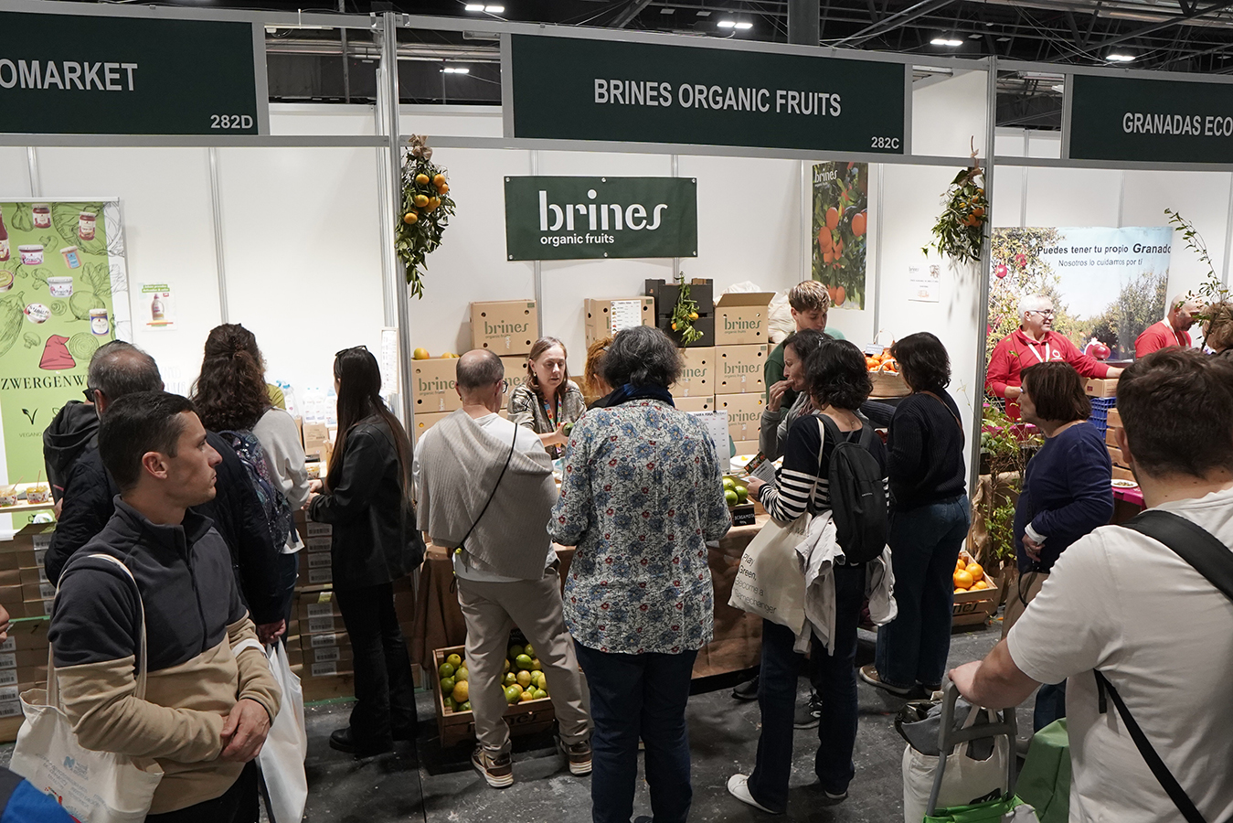 brines, frutas y verduras